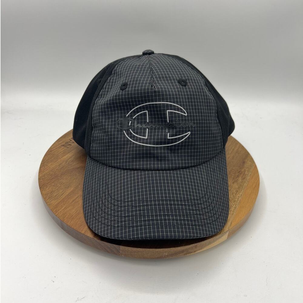 Champion Black & Gray OSFA Reflective Performance Cap